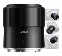 TTArtisan AF 56mm F1.8 Lente de objetivo de enfoque automático Z Mount Cámaras con marco APS-C ZFC Z50 Z5 Z6 Z6II Z7 Z7II Z9 (negro)