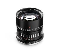 TTArtisan APS-C 50 mm F/0.95 Lente con Cuerpo de Metal Compatible con EOS-M - Negro y Plateado