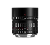TTArtisan APS-C - Lente de Cuerpo metálico de 50 mm F/0.95 Compatible con Sony E, Color Plateado
