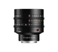TTArtisan Lente Cine de Marco Completo T2.1 de 50 mm con Cuerpo de Metal Compatible con Montura Sony E, Color Negro