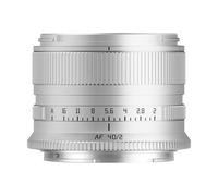 TTARTISAN Lente de cámara AF de 40 mm F2, versión plateada, marco completo, enfoque automático, diseño ligero (para Nikon Z)