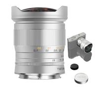 TTArtisan Lente de cámara F2.8 de 11 mm F2.8 compatible con cámaras de montaje L como T TL TL2 CL(modo APS-C) FP FPL Plata