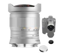TTArtisan Lente de cámara F2.8 de 11 mm, ojo de pez, compatible con cámaras EOS RF Mount como R RP R5 R6 Plata