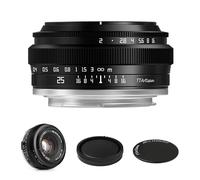 TTArtisan Lente de cámara Fija Manual APS-C de Gran Angular F2 de 25 mm, Compatible con cámaras Fuji X-Mount X-A2, X-A3, X-A5, X-A7, X-H1, XT1, X-T2, X-T3, X-T20, X-T30, X-T100, X-T200, X-PRO1