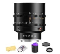 TTARTISAN Lente de Cine Bokeh Creativa de fotograma Completo T2.1 de 50 mm para cámaras con Montura L Modos Bokeh duales Montaje múltiple, Apertura sin Clic para Cine