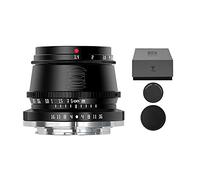 TTArtisan Lente de Cuerpo de Metal APS-C de 35 mm f1.4 Compatible con Montura Fuji FX, Color Negro