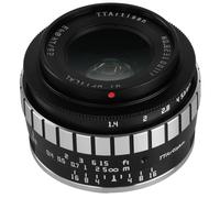 TTArtisan Lente de Cuerpo de Metal F1.4 de 23 mm Compatible con Montura Fuji X, Color Negro