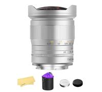 TTArtisan Lente Ojo de pez de fotograma Completo de 11 mm F2.8 Cuerpo Completo de Metal Compatible con cámaras Sony E Mount A7 A7ll A7ll A7lV A7R A7Rll A7Rll A7RlV A7RV A7S ZV-E1 A7C2 (Plata)