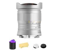 TTArtisan Lente Ojo de pez F2.8 de 11 mm para Montura Nikon Z, Lente Ultra Gran Angular de fotograma Completo Enfoque Manual de Primer Plano de 0,17 m para Retratos creativos (Plata)