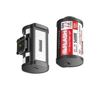 TTARTISAN M01 Flash de cámara retro mini flash de xenón GN12 5600K 4 niveles de contacto único zapata caliente para la mayoría de cámaras (flash de cámara)