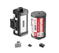 TTARTISAN M01 Flash en la cámara, mini flash Speedlite para cámara de zapata caliente, luz de xenón ligera con 4 niveles de potencia GN12 5600 K ± 200 K cámara retro compacta (1)