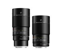 TTArtisan Lente Macro de 100 mm F2.8 con Cuerpo de Metal con Soporte de Zapata fría Compatible con Sony E Mount - Negro