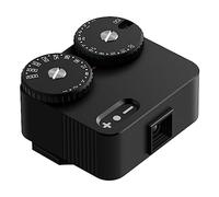 TTARTISAN Medidor de luz con herramienta de medición en tiempo real, dos esferas para ajustar ISO, apertura y velocidad de obturación (negro)