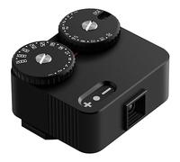 TTARTISAN Medidor de luz II con dos esferas para ajustar ISO compatible con montaje de zapata fría para fotografía ISO de velocidad (negro)