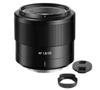 TTArtisan Objetivo F1.8 de 23 mm de enfoque automático APS-C para cámaras E-Mount A5000 A6500 A6600 NEX-3 NEX-3N NEX-7 NEX5 CA7 A7I A7R A7S A7SI A7SII A9 y más (negro)