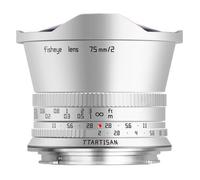 TTArtisan ojo de pez de 7,5 mm f/2,0, plateado Canon RF