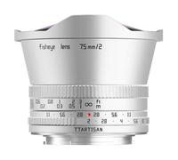 TTArtisan ojo de pez de 7,5 mm f/2,0, plateado Fuji X