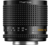 TTArtisan Lente de Cuerpo de Metal F5.6 Reflex (Doughnut Bokeh) de 250 mm Compatible con Montura M42, Color Negro