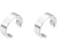 TTBDBFH Elegant Titanium Magnetic Therapy Ring Opening Adjustable Blood Sugar Control Ring Weight Loss Slimming Magnetic Ring Balance The Body Magnetic Field Ring