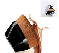 TTBDBFH Flat Top Foundation Brush Multifunctional for Flawless Powder Foundation Brush High Density Seamless Foundation Brush for Blending Liquid Cream or Flawless Powder