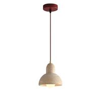 TTBDDDYH Lámpara colgante estilo Wabi Sabi, casquillo E26, lámpara colgante de travertino amarillo, lámpara de araña minimalista de un solo cabezal, luminaria decorativa para sala de estar, restauran