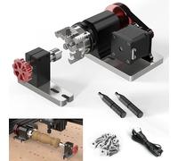 TTC 450 CNC eje giratorio, 4-60 mm Chuck, cuarto eje 360° Rotary Kit adecuado para TTC450 y la mayoría de fresadoras CNC, para el tallado de latas cilíndricas objetos