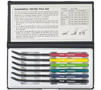 TTC HTF-6S - Juego de limas probadoras de dureza de 6 piezas