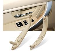 TTCR-II 2PCS Compatible con Manija Puerta BMW Serie 3 F30 F31 F34 F80(2012-2018), Serie 4 F32 F33 F36 F82 F83(2014-2017), Tirador de Puertas Interior Izquierd Derecha F30 Manija Interior-Beige