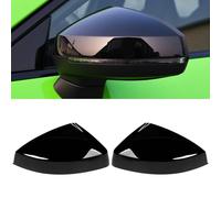 TTCR-II 2PCS Compatible con Retrovisor Cubierta Audi A3/8V/S3/RS3 2013 2014 2015 2016 2017 2018 2019, Izquierdo + Derecha Espejo Cubierta Audi A3/8V/S3/RS3 Espejo Tapa Reemplazo-Negro