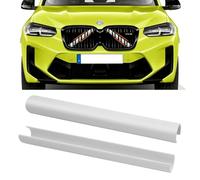 TTCR-II 2PCS Insertos de parrilla frontal, tiras insertos de parrilla del radiador moldura decorativa compatible con BMW X3 F25 G01/ X4 F26 G02/X5 E70 F15 F85 G05/X6 E71 F16 F86 G06/X7 G07 tiras de