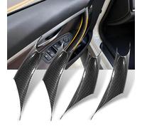 TTCR-II 4PCS Compatible con Tirador de Puerta BMW Serie 3 Serie 4 F34/F32/F33/F36/F82/F83 320i,328i,330i,428i,435i,430i, Manija interior Puerta Derech Izquierda(NO APTO PARA F30 F31 F80)-Carbono