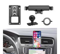 TTCR-II Base de Soporte para teléfono automóvil Compatible con VW Golf 2014-2020 Accesorio para automóvil Soporte para teléfono Inteligente Apoyo para teléfono automóvil Ajustable Giratorio 360°