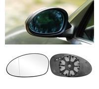 TTCR-II Calentado Retrovisor Espejo Compatible con BMW Serie 1 E81 E87 Serie 3 E90 E91 E92 E93 (2005-2008), Retrovisor Exterior E90 E91 E92 E93 E81 E87 Cristal de espejo exterior E46-Izquierdo