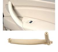 TTCR-II Compatible con BMW X5 X6 correa de tirón, manija de puerta interior soporte interior puerta lateral del pasajero apoyabrazos (para X5 2007-2013 y X6 2008-2014) (beige, derecha)