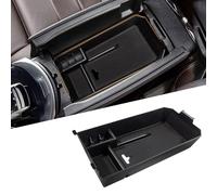 TTCR-II compatible con Caja de Almacenamiento Central Consola Mercedes Benz Clase C W205 2015-2021 y Clase GLC W253 2016-2022 Caja Almacenamiento para Apoyabrazos Clase C Central Organizador Bandeja