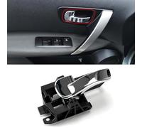 TTCR-II Compatible con Manija Puerta Interior Nissan Qashqai MK1 J10 JJ10 2007 2008 2009 2010 2011 2012 2013, 80671-JD000 Lado Conductor Reemplazar Tirador Interior Puerta Qashqai J10-Izquierda