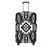 Ttetddd Aztec Tribal - Funda protectora de equipaje de viaje, lavable, fundas de equipaje para maleta con cremallera y hebilla, funda de equipaje de 28 pulgadas, Azteca geométrica, X-Large