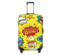 Ttetddd Funda protectora de equipaje de viaje con diseño de frutas rojas fresas, fundas de equipaje lavables con cremallera y hebilla, funda de equipaje de 24 pulgadas, Graffiti extraño, X-Large