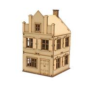 TTETTZ 1/72 Set Construcción Juguete Arquitectónico Puzzle Ensamblaje Madera Artesanía Adecuado para Adultos Desarrollo Habilidades Decoración, Style B