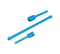 TTETTZ 1 Juego Eje de Transmisión para Coche de Juguete 1/10 RC Accesorio Central de Aluminio Kit Articulación de Hélice Fácil Instalación Adecuado para Carr, Azul