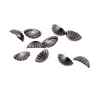 TTETTZ 10 Piezas Tiradores para Casa de Muñecas Perillas Miniatura Accesorios de Muebles Manijas Metálicas Diseño Manual Adecuado para Proyectos de, Negro