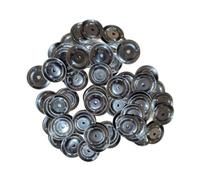 TTETTZ 100 Piezas de Platillos de 1,46 Pulgadas, Kit de Batería Hi-Hat, Accesorios para Fiestas, Adultos Y Niños
