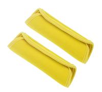 TTETTZ 2 Piezas Funda para Manillar de Cochecito Cubierta Protectora de Neopreno Impermeable Y Absorbente Manguito Universal Fácil de Quitar Adecuada para Si, AMARILLO