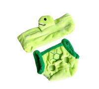 TTETTZ 2 Piezas Ropa para Muñeca Conjunto Muñeco de Peluche Accesorios Vestir Tela Suave Duradera Diseño Desmontable Adecuada para Regalo Infantil Decoración, Tortuga