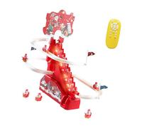 TTETTZ 3 Piezas Santa Eléctrico Figura Navideña Accesorio Decorativo Material PP Trabajo Detallado Uso Reutilizable Adecuado para Ventanas Chimeneas CE, Estilo B