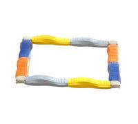 TTETTZ 4 Piezas Juguete de Equilibrio Infantil Balancines con Superficie Antideslizante Curso de Obstáculos Juego de Saltos Promueve El Desarrollo Temprano a, 8pcs a