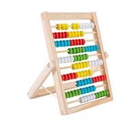 TTETTZ Abaco de Madera y Marco de Juego Educativo con Juguete para Aprendizaje Infantil de Filas Matemáticas Adecuado