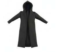 TTETTZ Abrigo con Capucha para Muñeca Abrigo Gabardina Capa Chaqueta con Estructura Flexible para Poses Dinámicas Tela Textil Resistente Adecuado para , Negro