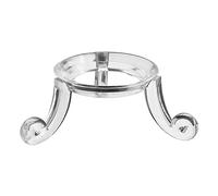 TTETTZ Base para Soporte Exhibidor Acrílico Portabolas Cristal Transparente Estructura Triangular Multifuncional Adecuado para Oficina Escritorio, l