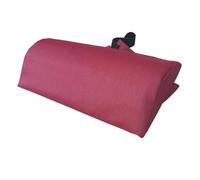 TTETTZ Cabecera para Tumbona con Almohada Transportable Cojín para Cabeza Reclinable con Banda Ajustable Tejido Suave Y Transpirable Adecuada, Rojo, Individual